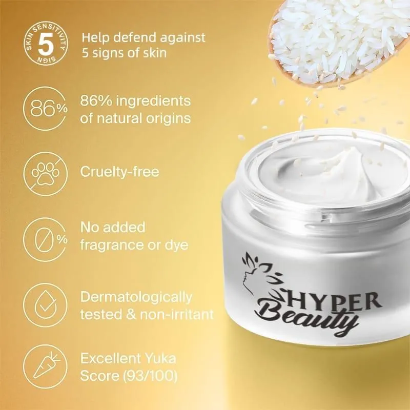 Hyper Beauty Rice Face Cream – Hydrate, Brighten & Nourish