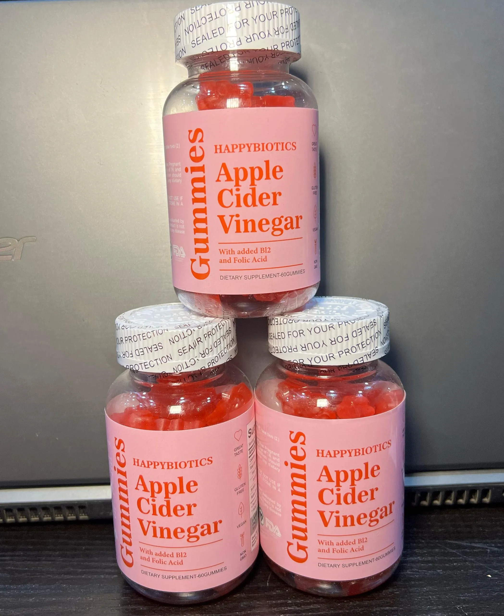 Happy Biotics Apple Cider Vinegar Gummies Happy Biotics Apple Cider Vinegar Gummies